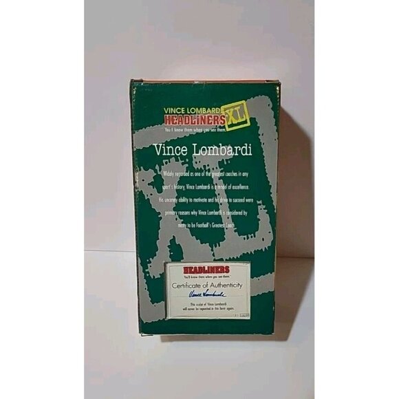 HEADLINERS XL CORINTHIAN 1998 Limited Edition 1 of 7,260 Vince Lombardi Figure - Picture 3 of 7